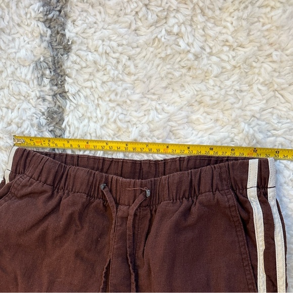 Mid Rise Linen-Blend Wide-Leg Pants - Picture 2 of 6